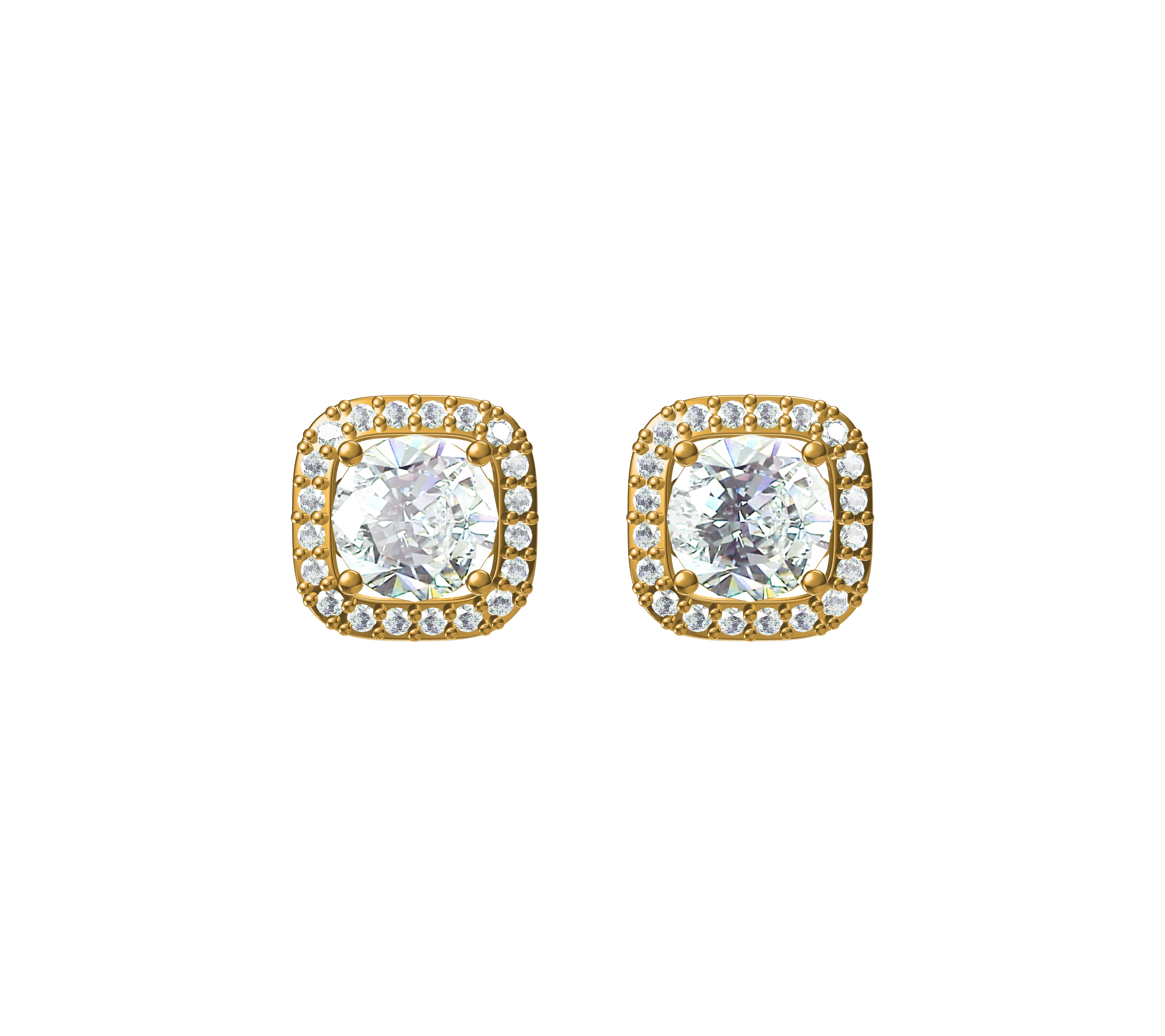 Solitaire Stud Earrings