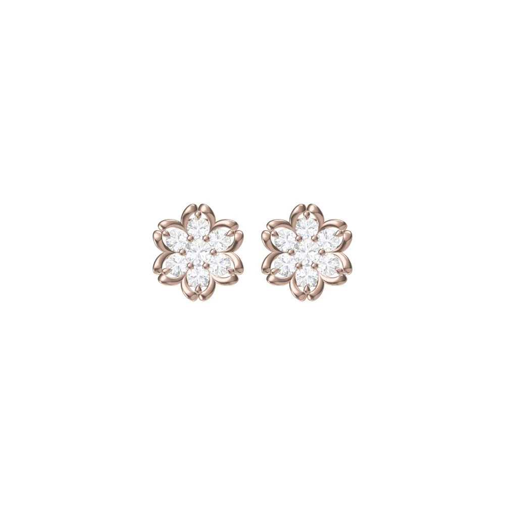 Beautiful Flower stud Earrings