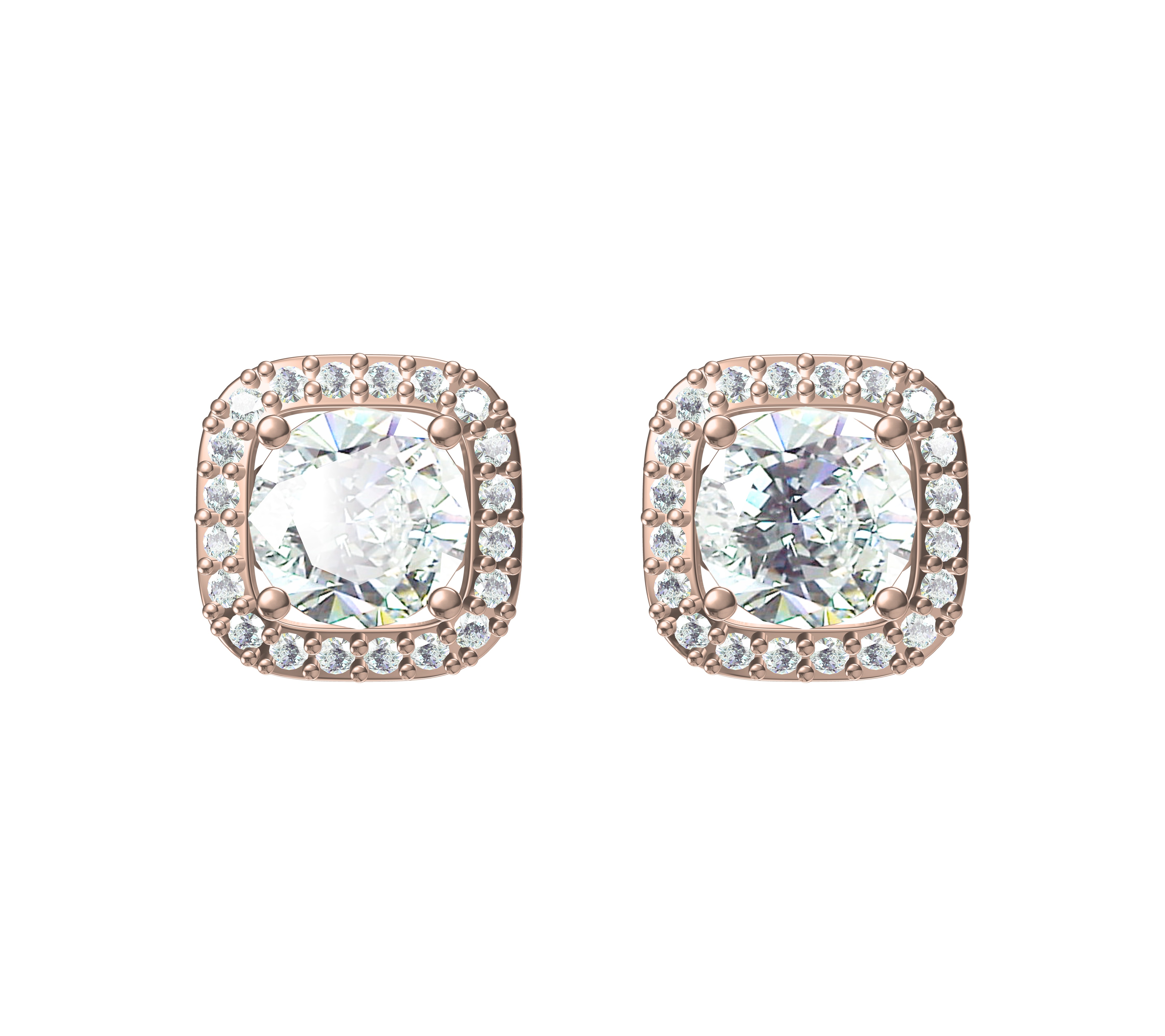 Solitaire Stud Earrings