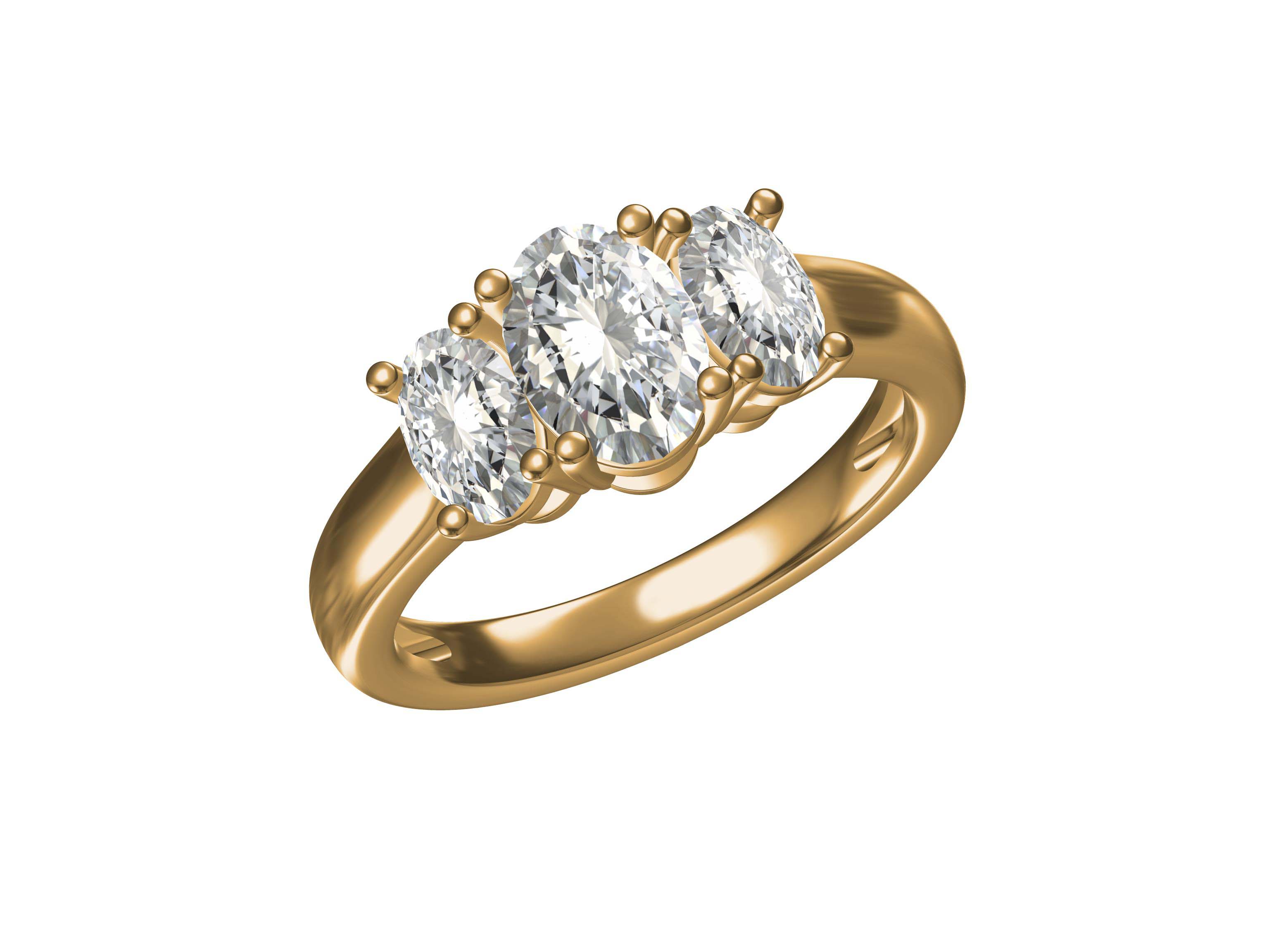 Trio Diamond Ring – A Symbol of Timeless Elegance