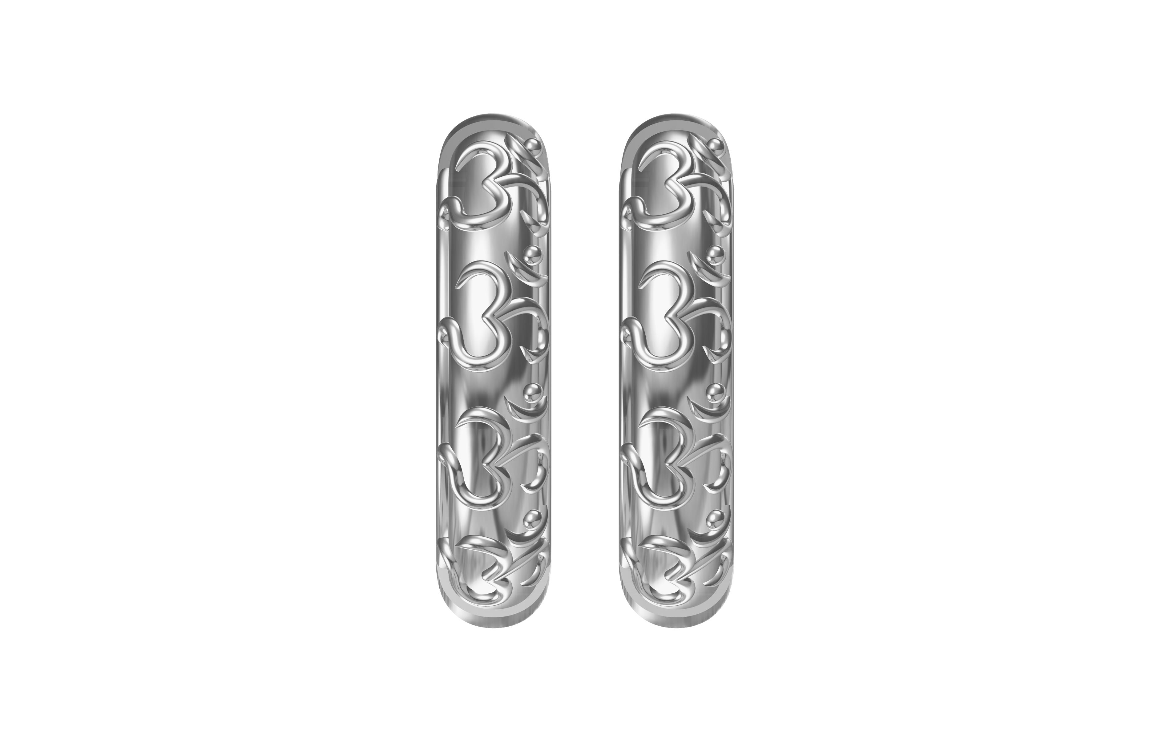 Sacred Symbol Aum Earrings