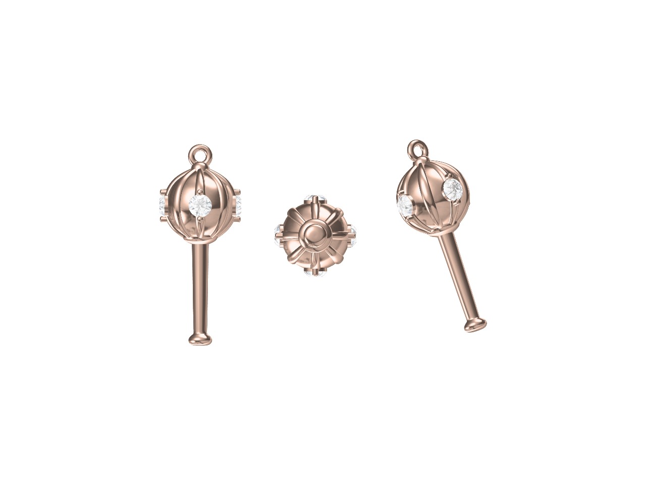 Hanuman Ji Gada Pendant