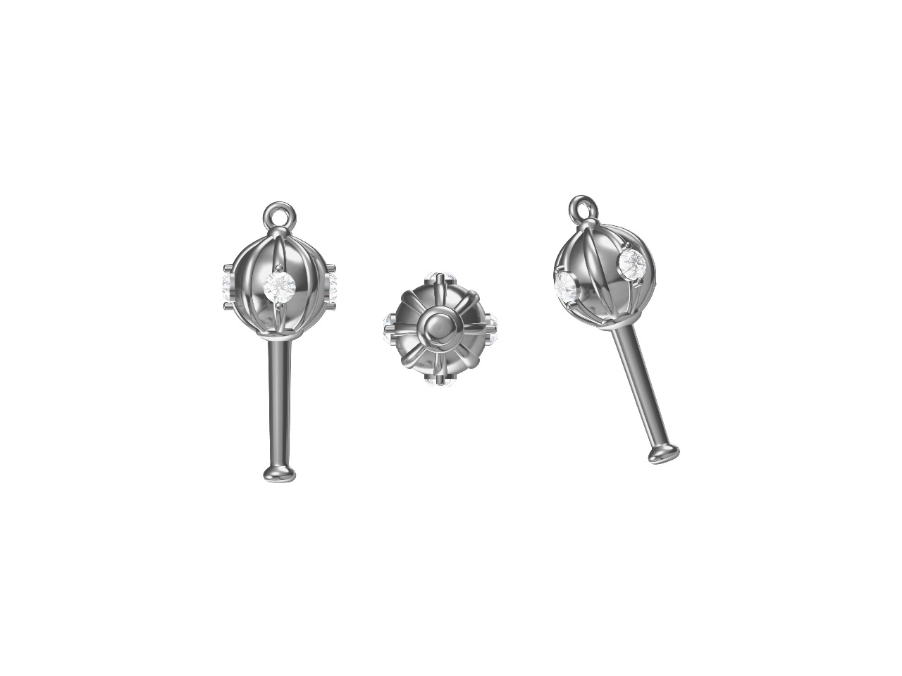 Hanuman Ji Gada Pendant