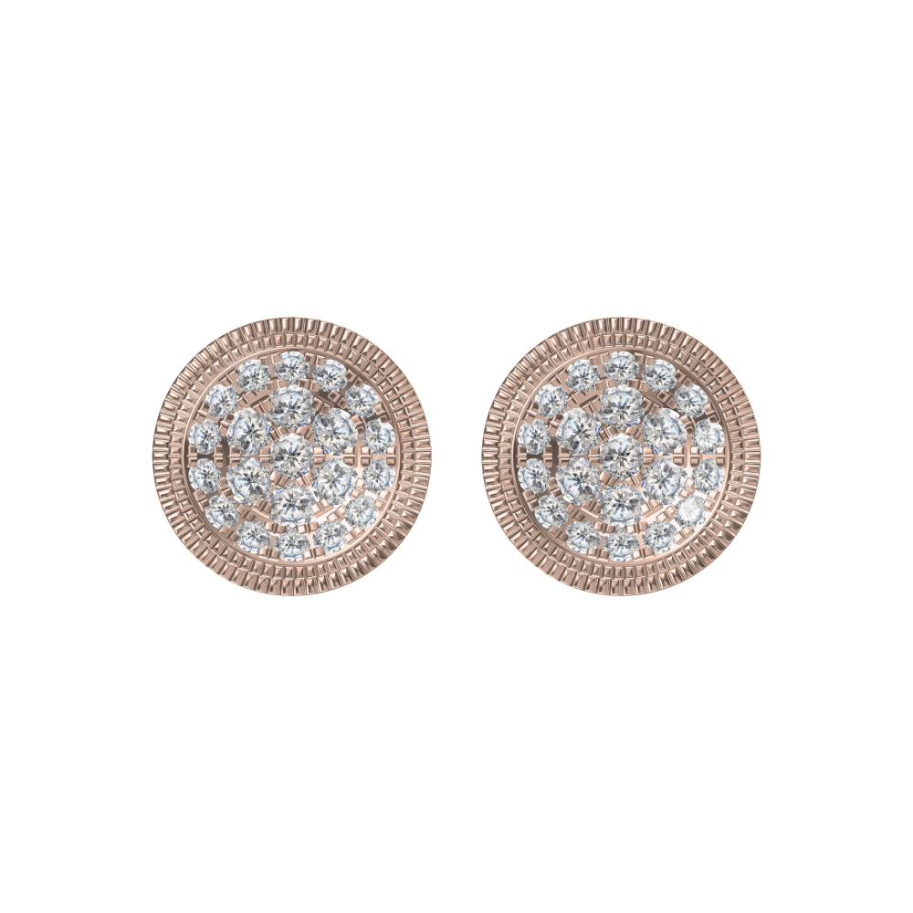 Classic Round Stud Earrings